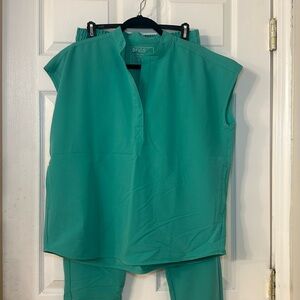 Mint green Figs Scrubs